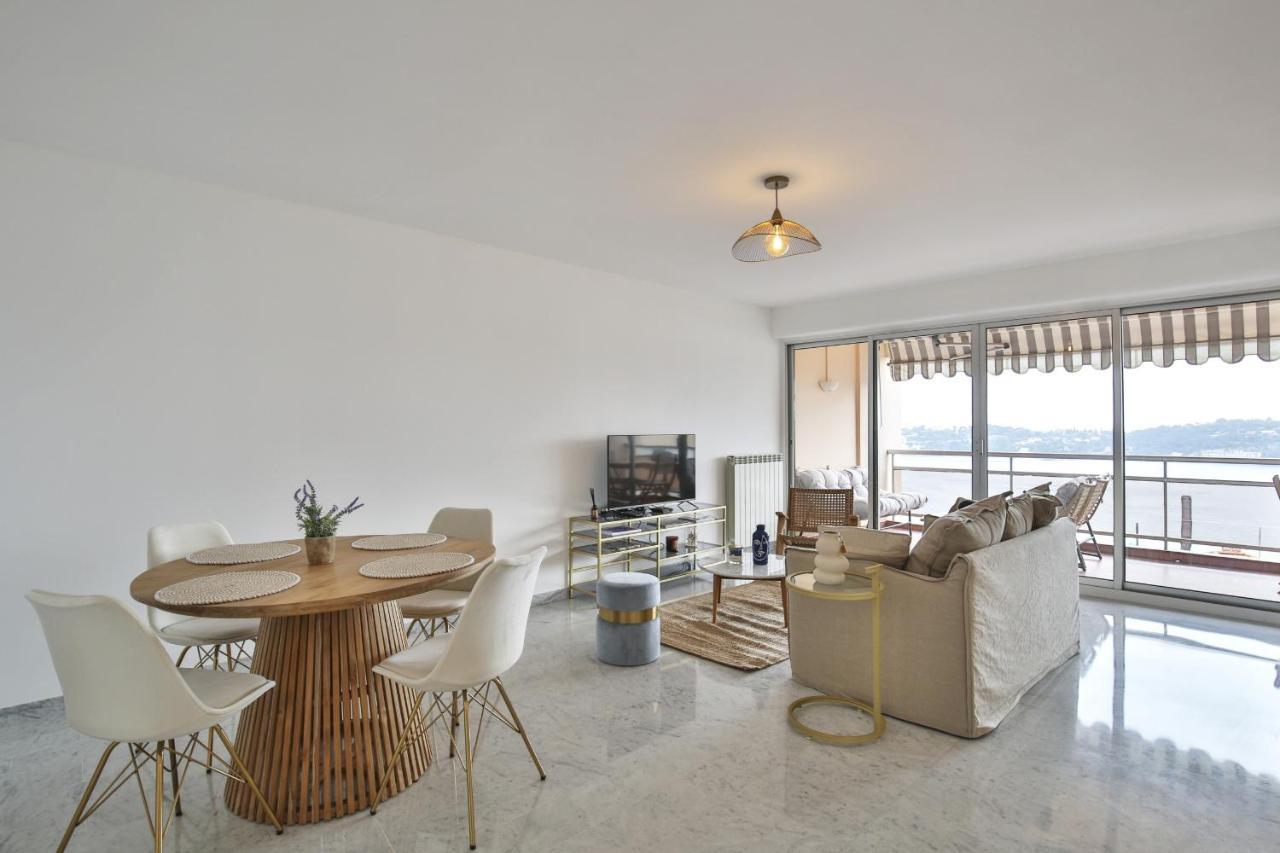 Sublime Appartement Vue Mer. Parking/Piscine/Clim Villefranche-sur-Mer Exterior foto