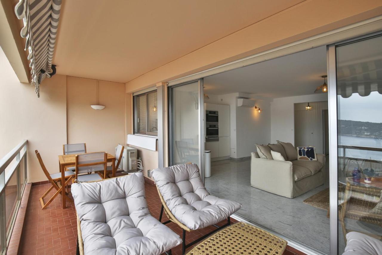 Sublime Appartement Vue Mer. Parking/Piscine/Clim Villefranche-sur-Mer Exterior foto